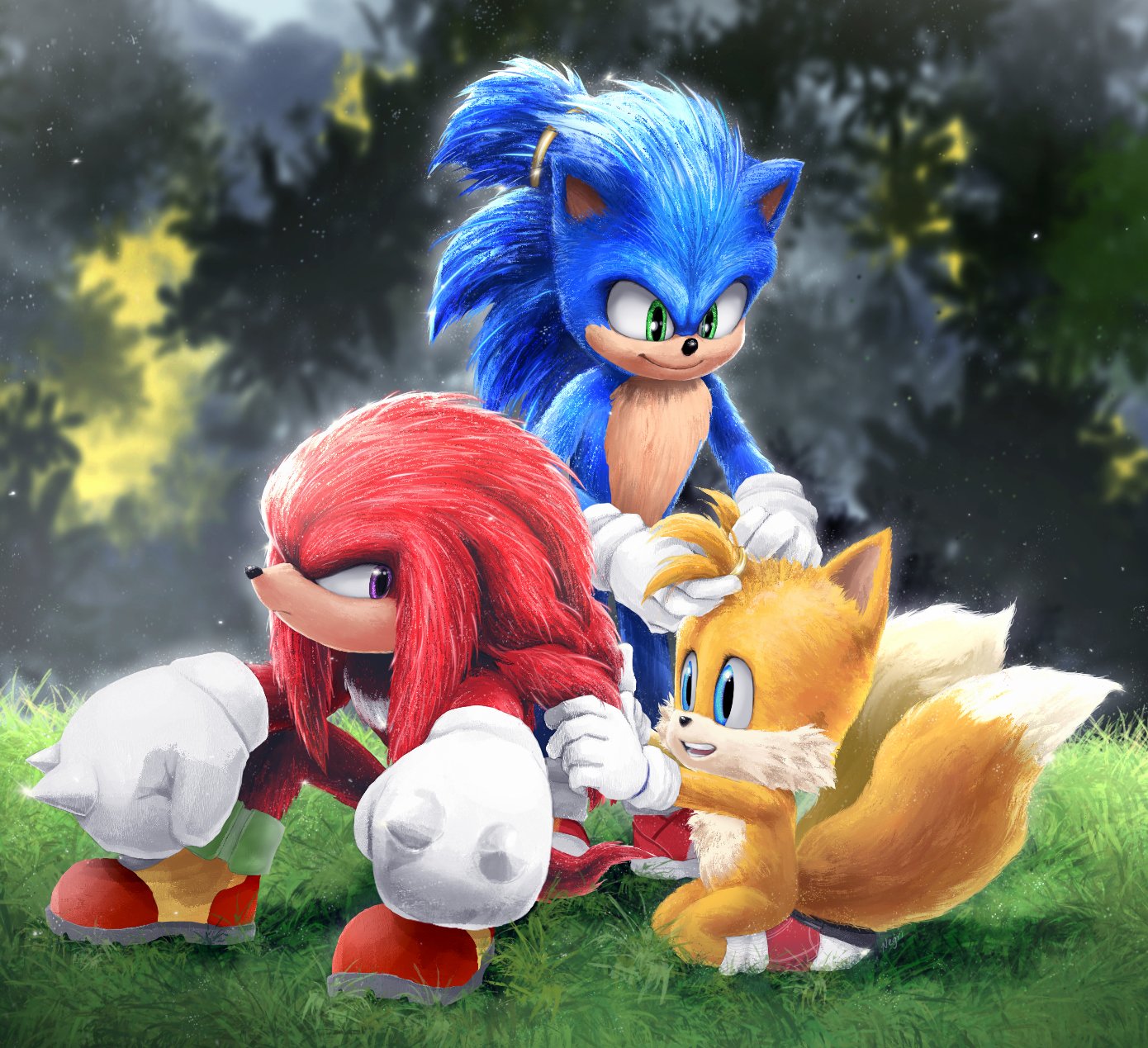 Sonic And Tails And Knuckles