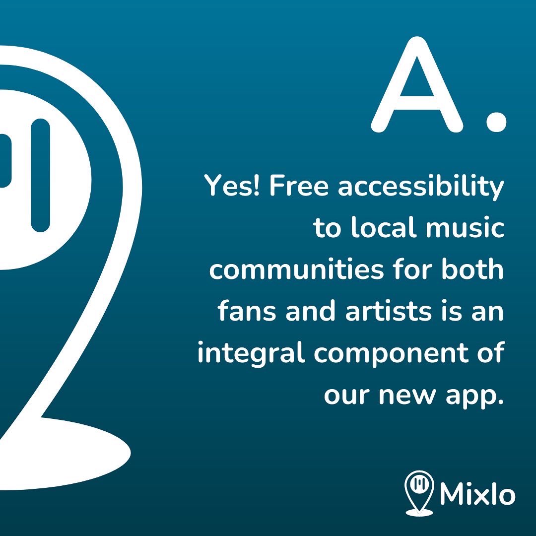 mixlo_app's tweet photo. We’ve gotten this question a lot over the past week, and we wanted to remind everyone how important this is to the Mixlo team. Feel free to DM or comment any questions you have at anytime! #SupportLocalMusic #Mixlo #Local2Global https://t.co/KnFJjyQ8sE