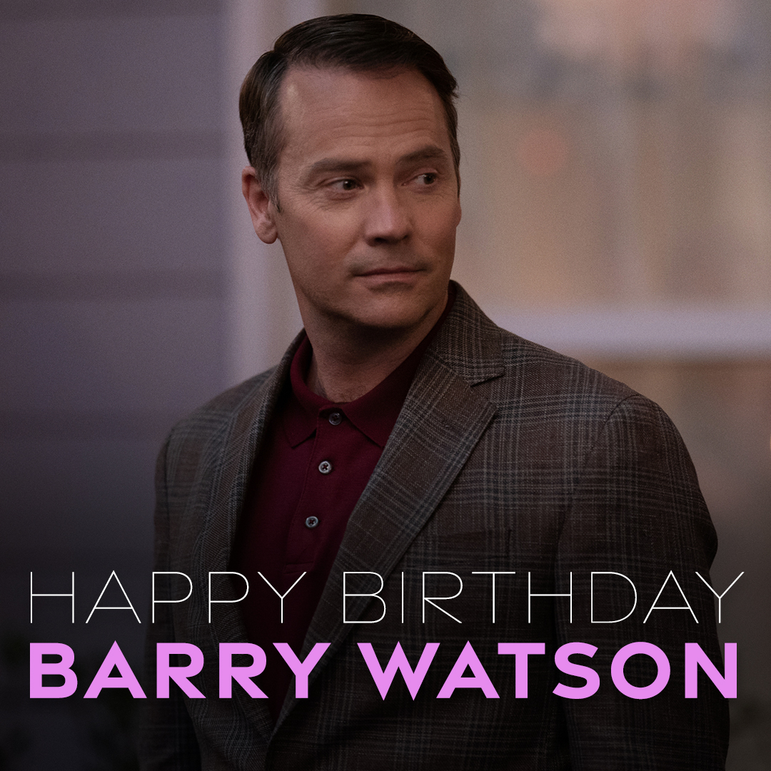   Happy birthday, Barry Watson! 