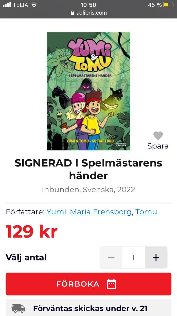 GustafLord's tweet photo. Yumi &amp; Tomu har gjort en bok. Förboka signerade (!) exemplar på bokjättarna. https://t.co/vzt8505OMw