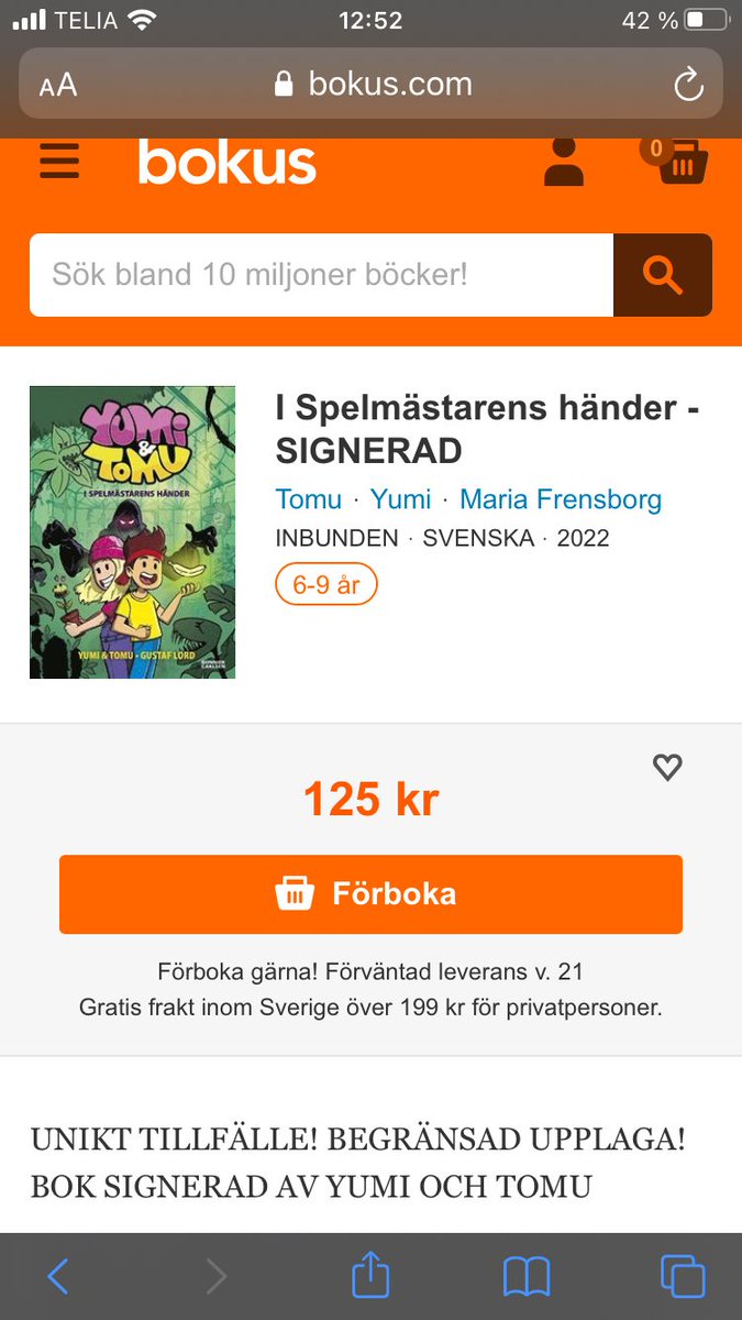 GustafLord's tweet photo. Yumi &amp; Tomu har gjort en bok. Förboka signerade (!) exemplar på bokjättarna. https://t.co/vzt8505OMw