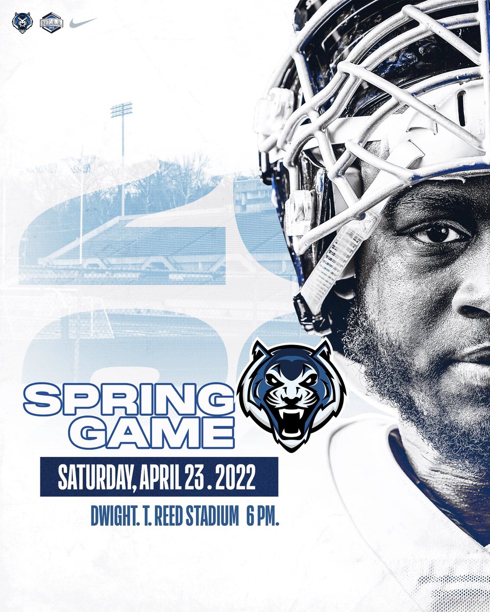 Good Morning. ☀️
.
..
It’s Gameday. 
.
Spring Game.

⏰ 6pm.
📍 Dwight T Reed Stadium.