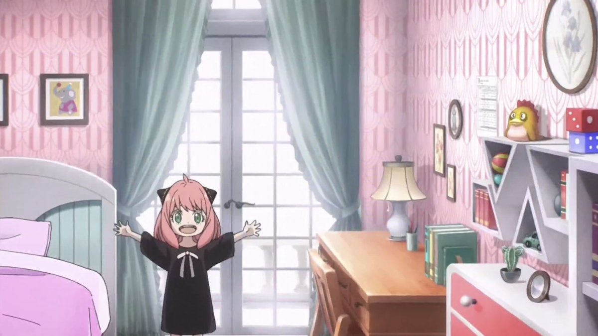 ehxtour's tweet photo. Le home tour de Anya dans l’épisode de #SPY_FAMILY est adorable 😭 https://t.co/ZW3O7HhRoV