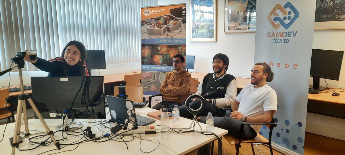 GameDevTecnico's tweet photo. Final Stage of our Coffee n' Games event

Come have some fun!
https://t.co/RBodSlEgGY https://t.co/EYj8WaiVjy