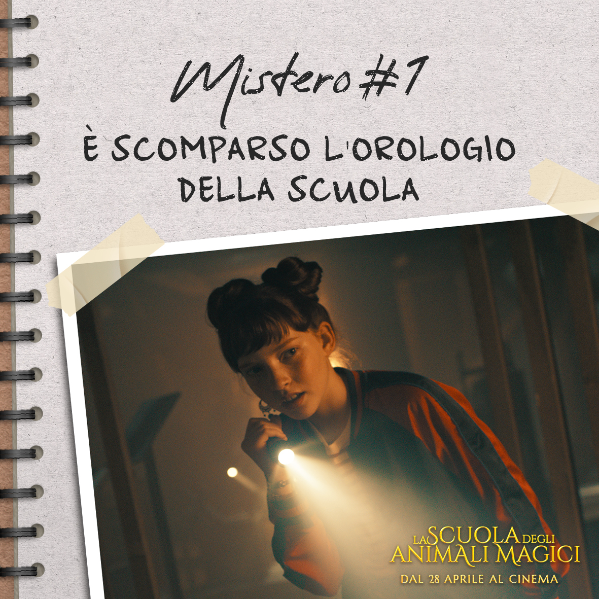 🕰 Questo è solo il primo di una serie di strani accadimenti alla Winterstein School... Affianca Ida e Rabbat nella risoluzione del mistero 🔎 #LaScuolaDegliAnimaliMagici ti aspetta dal 28 aprile #alcinema! 🦊 🐢

#FilmTwitter #film