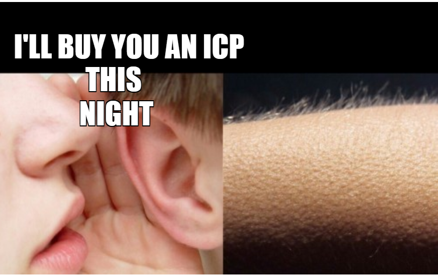 ICPstarter's tweet photo. I'LL BUY YOU AN #ICP THIS #NIGHT #Dfinity https://t.co/1ZLnE3G0NE