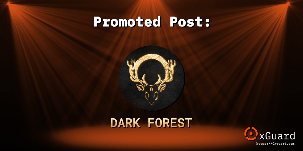 0xGuard's tweet photo. Dark Forest aims to be a grand ecosystem all #DeFi investors can call home - nodes, NFTs, Tomb, Titano, yield or P2E games - all will be connected in the Dark Forest. Learn more - follow @DarkForestDeFi to learn more.

As always, #DYOR! #promotedpost https://t.co/gBly6dzCrM