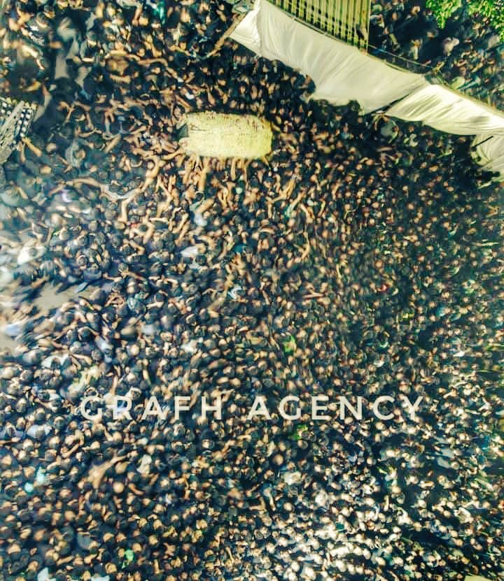 The procession of 21st Ramadan at Lucknow. 🏴