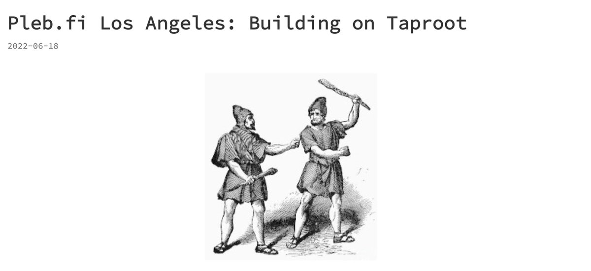 BitDevsLA's tweet photo. 1/We are excited to announce that we will be hosting a @PlebFi in LA! 🥳👨‍💻🥕

Date: 6/18-6/19
Theme: Building on Taproot
Location: Hilton Garden Inn in Marina Del Ray

Including four $500 prizes for hackers and designers!

Buy Your Tickets ($10):
👇👇👇
https://t.co/gZtPdyu5OA https://t.co/AltUBEBqsV