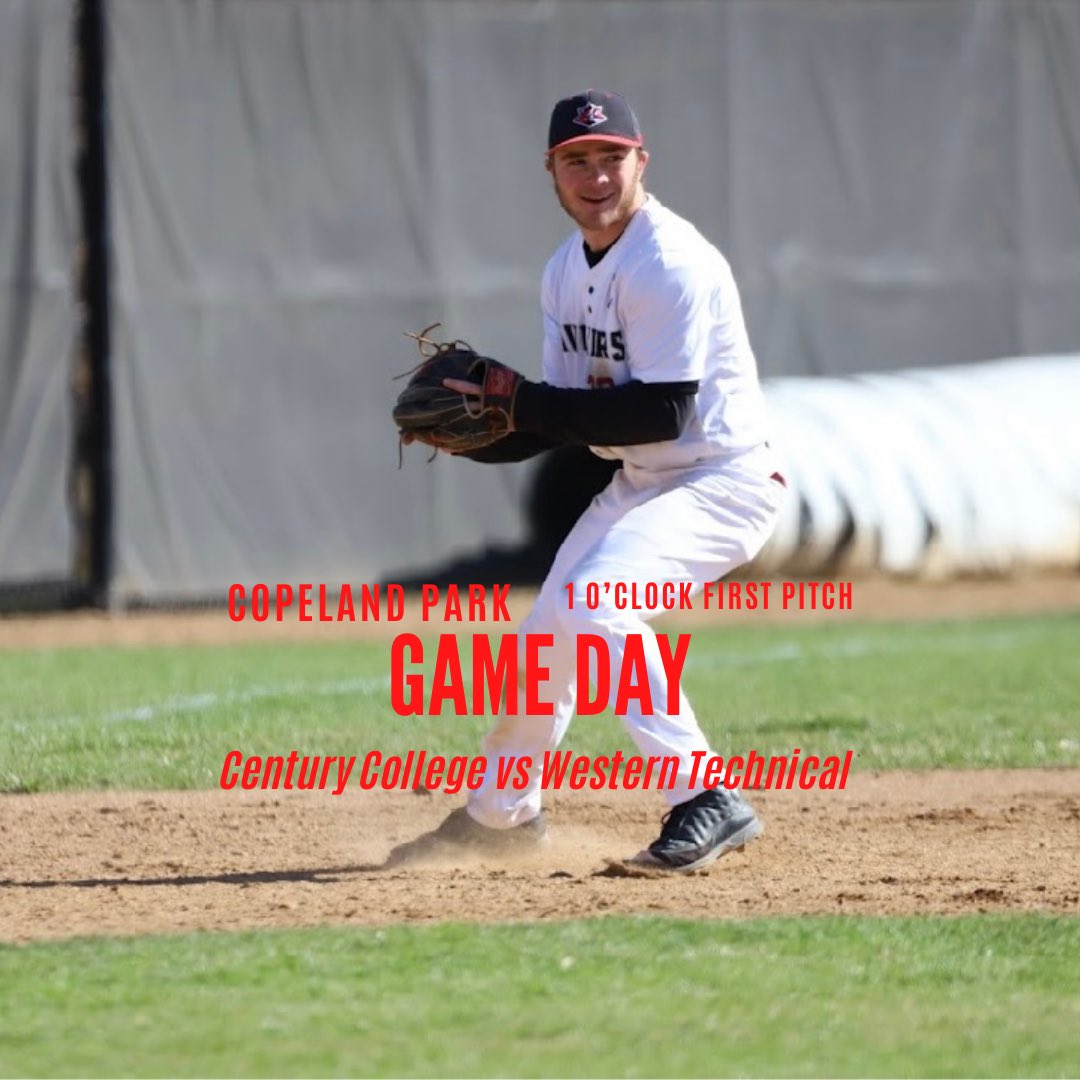WTC_Athletics's tweet photo. Come catch your Cavalier baseball team take on Century College at Copeland Park today! #RollCavs https://t.co/HZtQeQpqxh