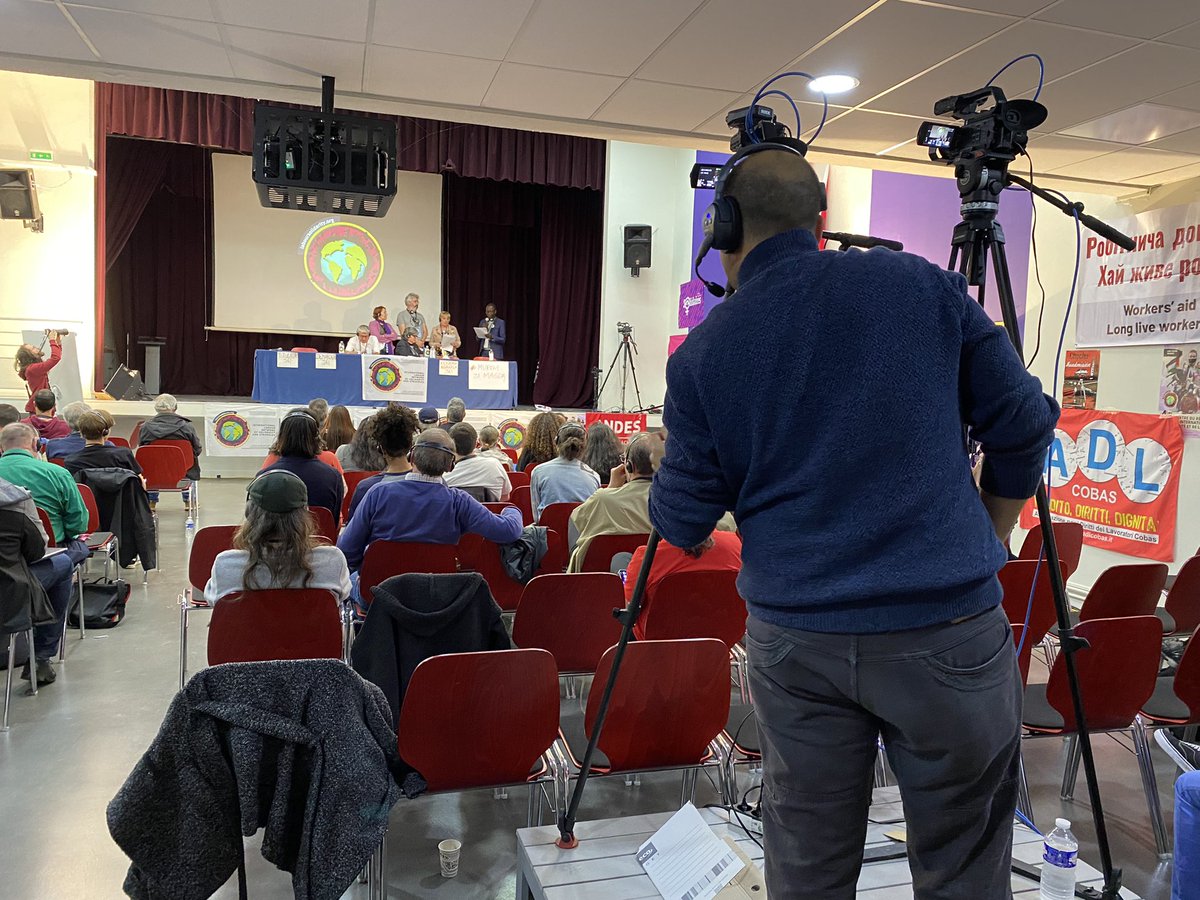 CGT's tweet photo. Compartimos la conclusiones de los grupos de trabajo que han estado reuníos durante el día de hoy en el IV Encuentro de la @ILabourNSS #RSISL.
Os recordamos que estamos en directo, a través de nuestra 📺 @rojoynegrotv 🎥👇🏽
https://t.co/cN00yFzzwl https://t.co/wEczLWrdmB