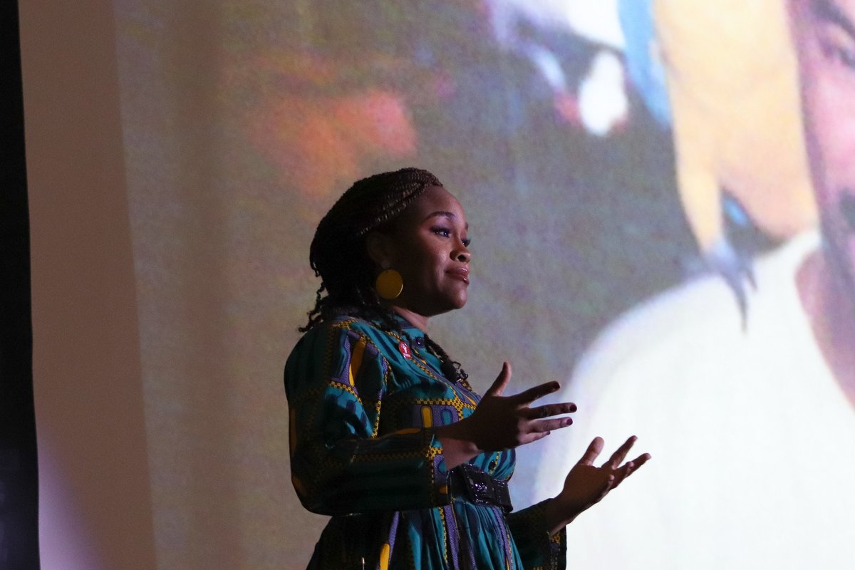 IamWANDAorg's tweet photo. ‘Food is not only our medicine but our power’ - @TambraRaye Stevenson #TEDxFoBo22 #IamWANDA #foodshero https://t.co/Y59j8ZoyBP https://t.co/Cuh8AcFWM5