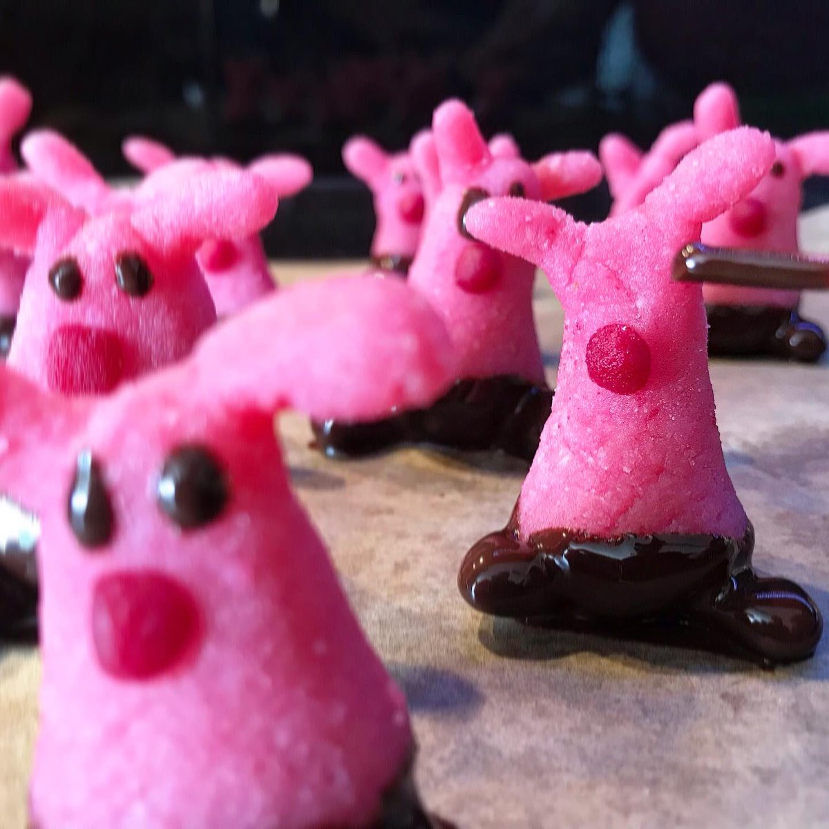 SweMetalChef's tweet image. Marzipan bunny bonanza! \m/ #easter #bunny #marzipan #bonanza