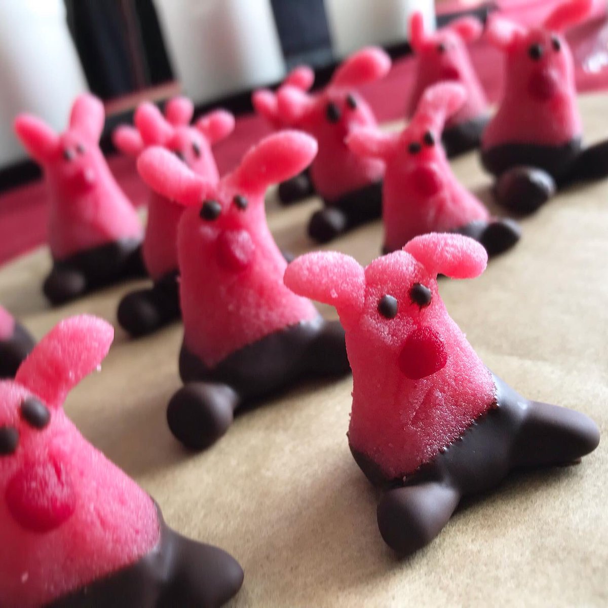 SweMetalChef's tweet image. Marzipan bunny bonanza! \m/ #easter #bunny #marzipan #bonanza