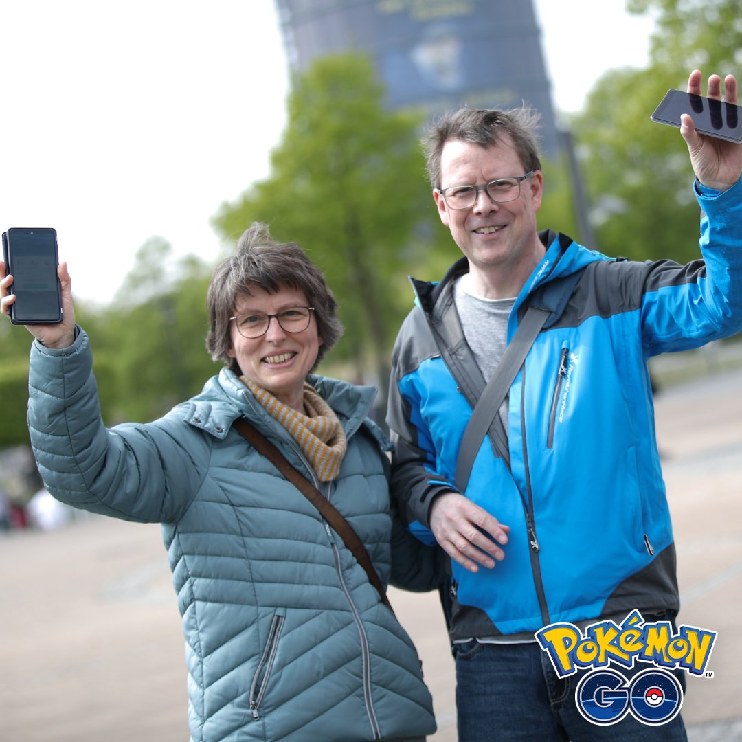 PokemonGOespana's tweet photo. Entrenadores, ¡fue genial encontraros por toda Europa y el Reino Unido en el #PokemonGOCommunityDay! 🙌 
¿Cuántos Stufful habéis capturado? #MeetYouOutThere https://t.co/efw3zLckup