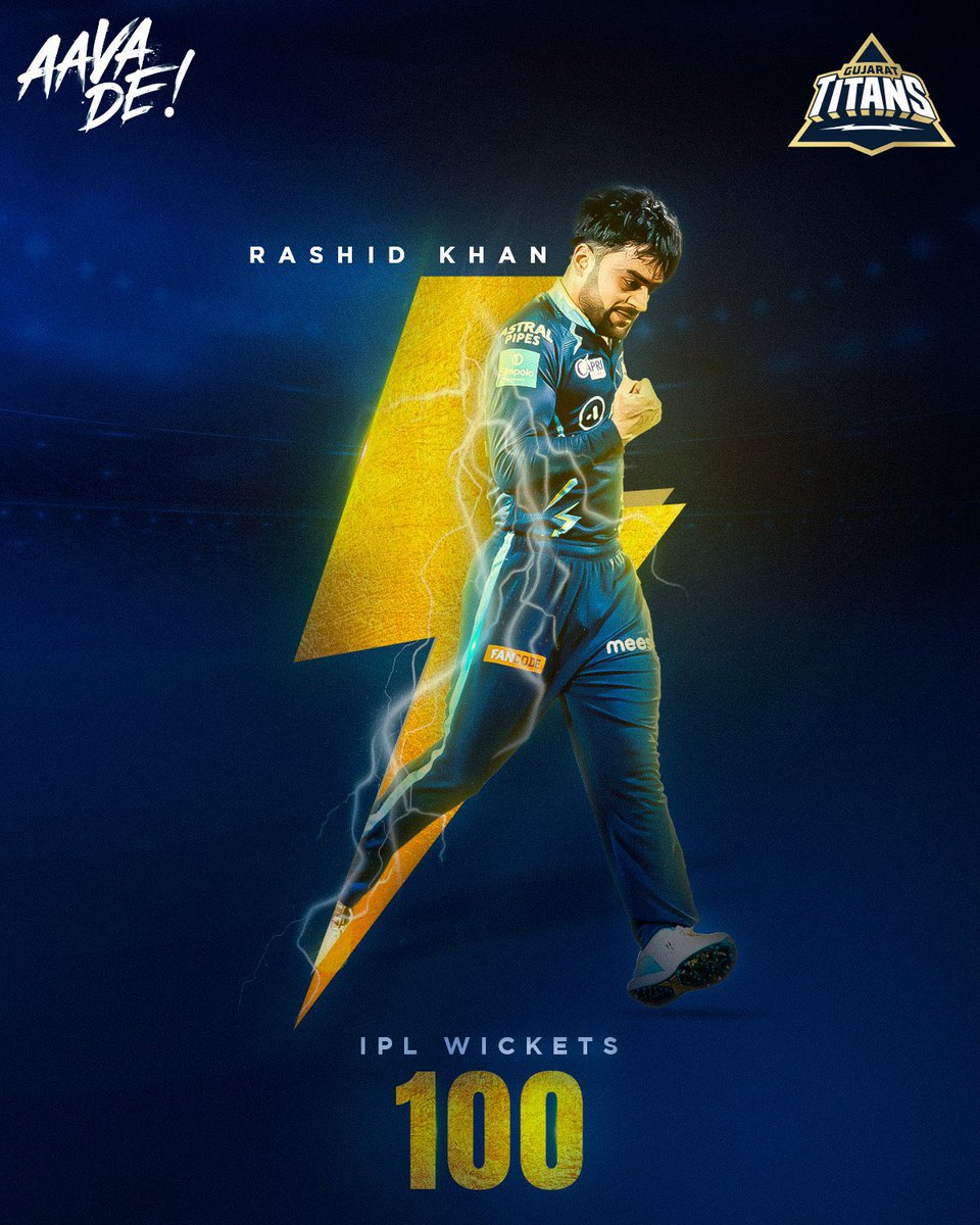 rashidkhan_19's tweet photo. Great team effort Happy to be contributing to the win tonight 🙌

Thank you for your love and support, 100 wickets in the @IPL but the hard work doesn’t stop 🙏

#KKRvGT #SeasonOfFirsts #AavaDe https://t.co/YVdq4Pga5S