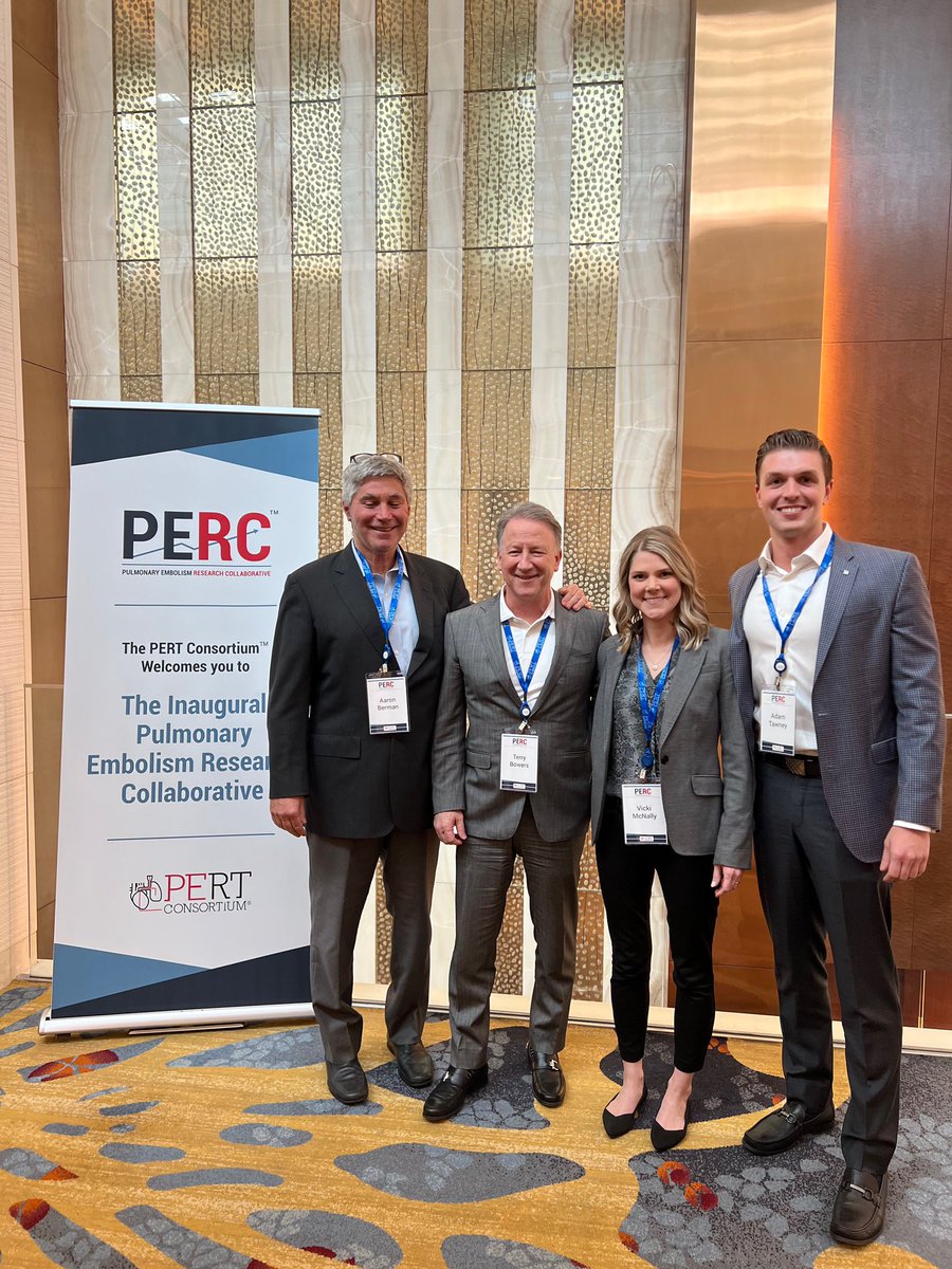 Proud of our PERT program led by Dr. Bowers participating in the inaugural PERC meeting. Our fellows are a crucial part of PE management and research and participate in important national consortiums like this - 3rd year Adam Tawney attended this year!