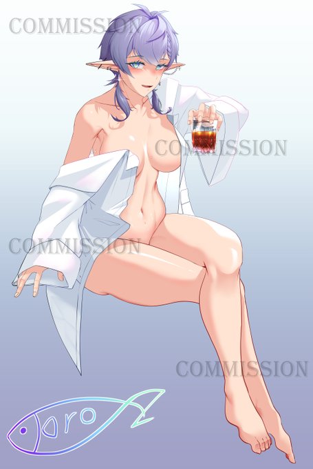 感謝拾參的立繪委託
深夜的一杯酒搭配男友襯衫
這麼香的教官不追嗎?🥺💞

#TT013Art 