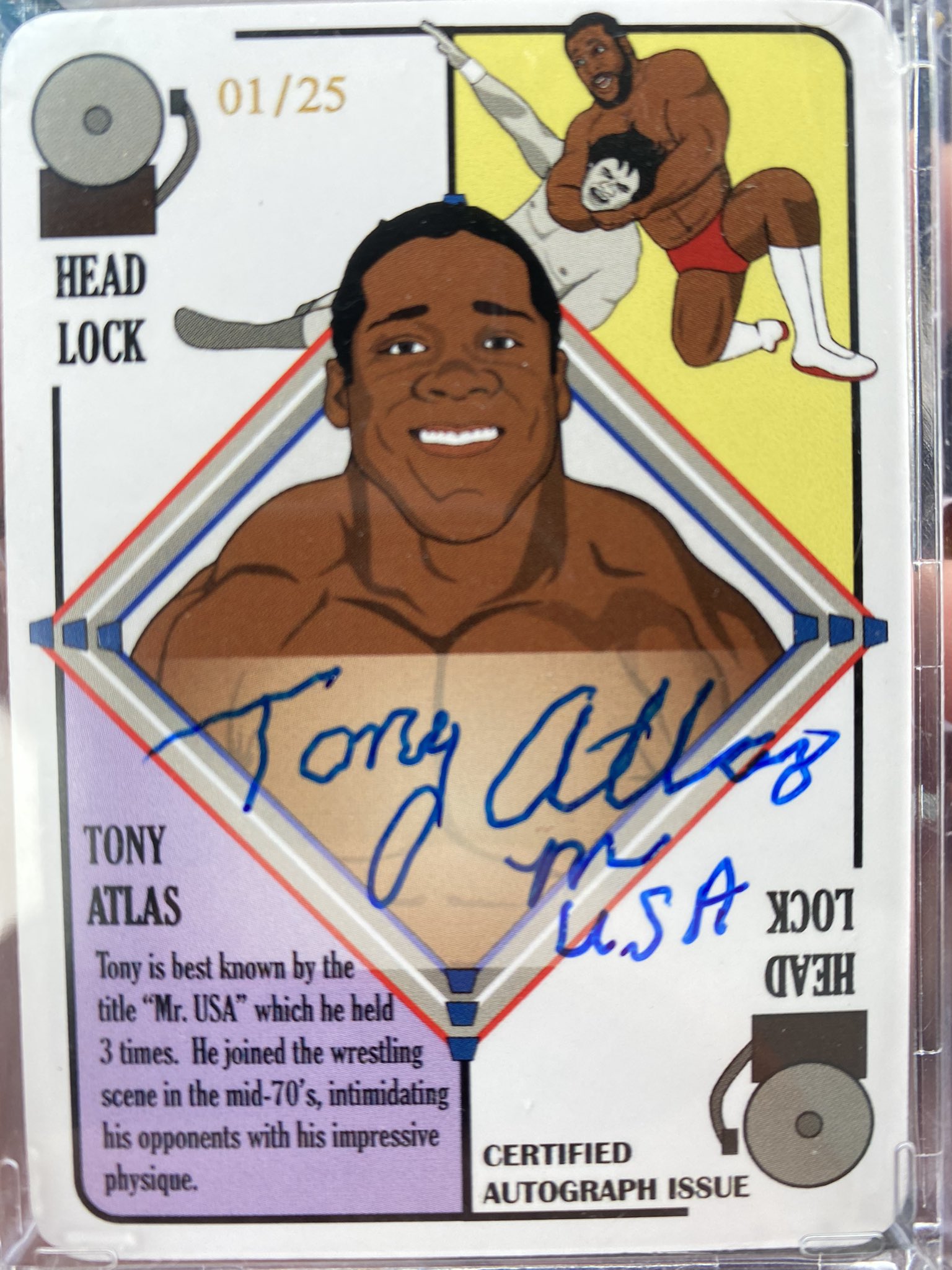 Happy 68th Birthday to Tony Atlas! 3x Mr. USA , a fine artist in his own right. 