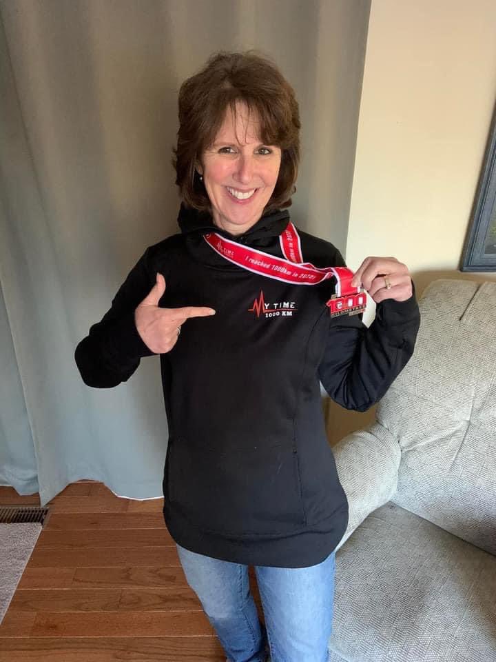mytime1000km's tweet photo. 🇨🇦 Congratulations Shannon Campbell from Vancouver, BC for reaching 1000KM in less than 4 months!
“I DID IT! 
This group is amazing! So positive and supportive with like-minded people working toward personal goals. On days when I didn’t feel like walking, I read posts about so... https://t.co/3osiw77e1z
