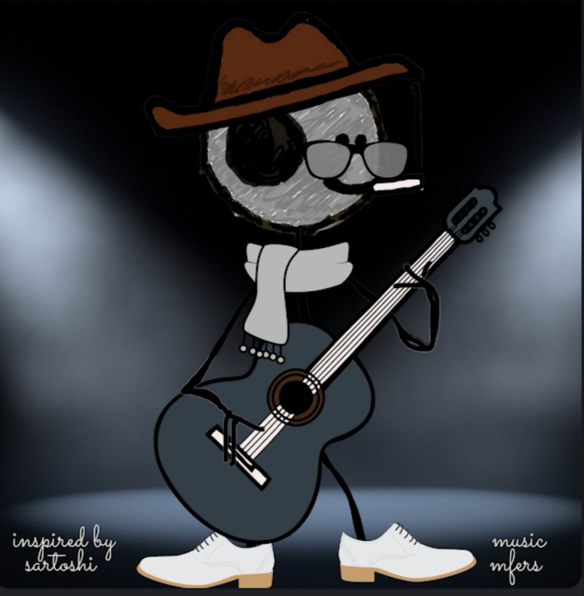 gwaanflex's tweet photo. @musicmfers thanks for gifting me this coolΒ #mfers dude, under the spotlight he's playing some wicked tunes the crowd are on their feet and moving those hips πππ½π #nft #dentralization #UDfam https://t.co/GjaTyOWjsg