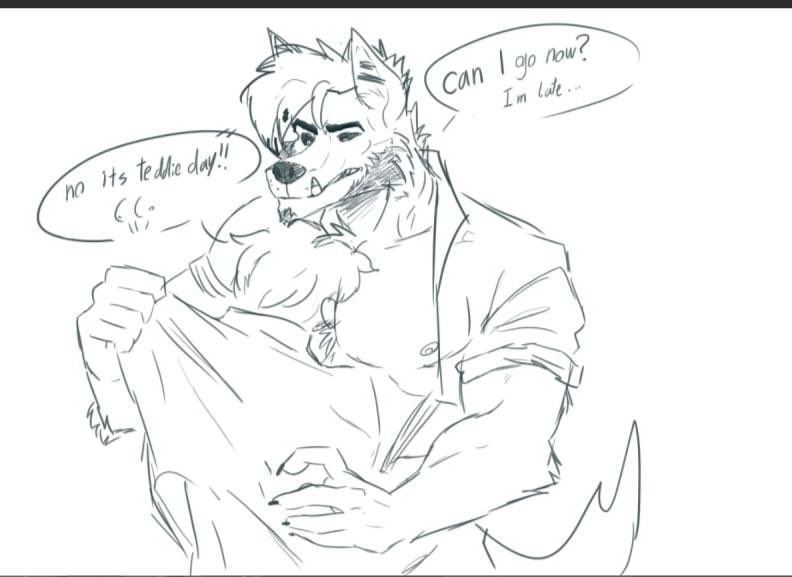 🔞Zagros🐺🎃 on Twitter "No one can resist teddies day🥛 (2y old sketch