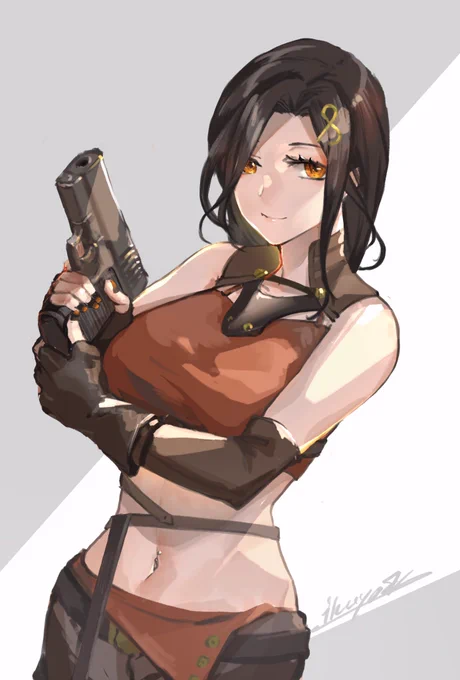 いつもの髪型とこの組み合わせが好きです #巴絵 