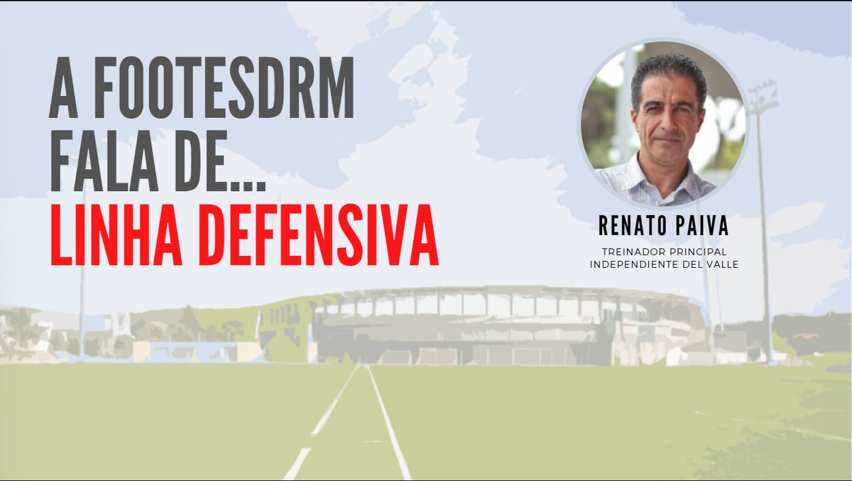 footesdrm's tweet photo. A FOOTESDRM FALA DE... 🇪🇨
O nosso padrinho e campeão do Equador, Mister Renato Paiva, partilha conosco os comportamentos da sua linha defensiva 🔎
Vídeo: https://t.co/k83pnDlpGs
Podcast: https://t.co/3J0QgXckK7 https://t.co/YehbTaPuDB