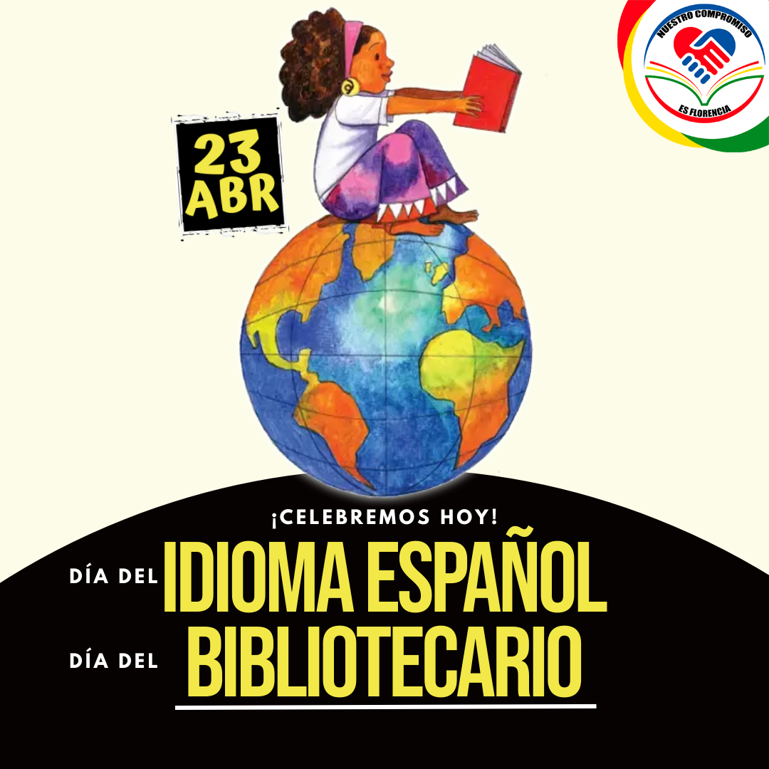 Hoy se celebra mundialmente el #DíaDelIdioma. Además, en Colombia se celebra el D#DíaDelBibliotecario. Felicitamos a la ingeniera Milder Guerrero por la labor que desempeña como coordinadora de la Biblioteca Pública Municipal e invitamos a todos a utilizar sus servicios. 💖💛💚