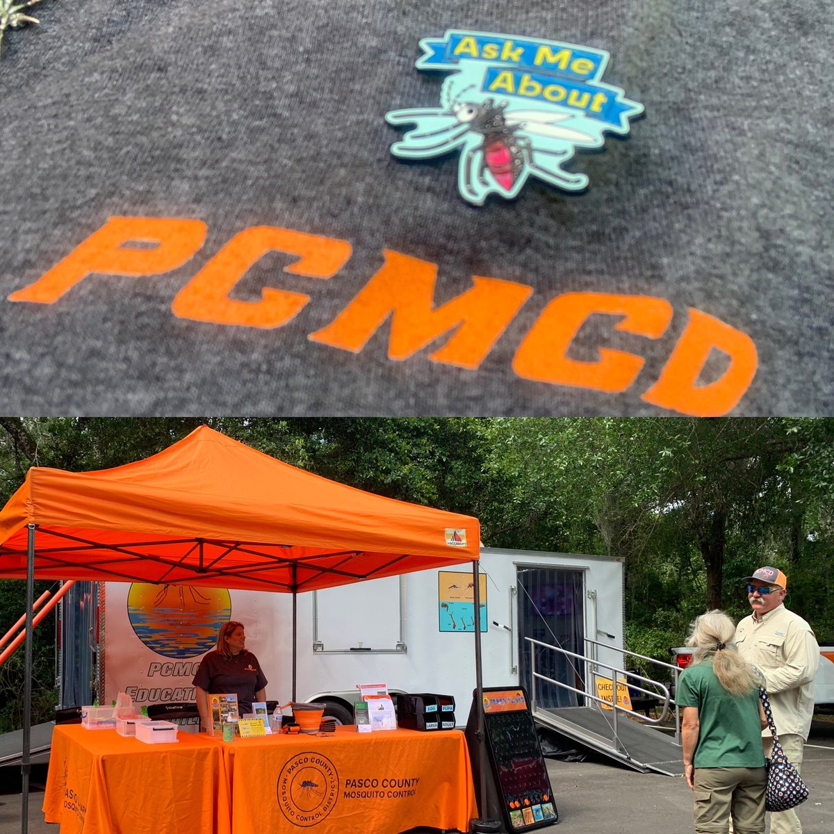 PascoMosquito's tweet photo. Come by the @KeepPascoBu2ful and @Covanta #EarthDay celebration at @PascoParksFL Crews Lake Park!
Weβre wrapping up #FloridaMosquitoWeek talking #mosquitoes and answering questions about #MosquitoControl! https://t.co/oZgRVTYo1k