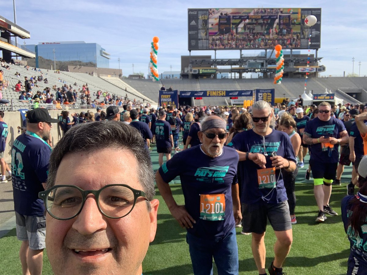 #PatsRun this is the best day of the year in Tempe #effort