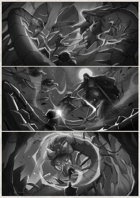 just checking out my folder and found my internship concept art project I had developed around 9-10 months ago... that time was really fun 💛🥺 