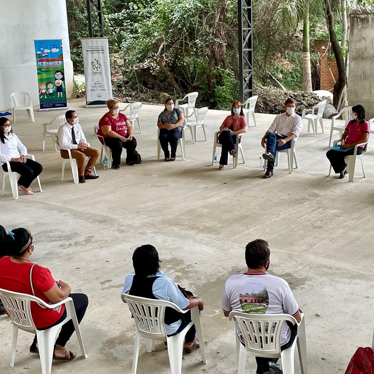BrunettiJuanMa's tweet photo. Hace un año arrancábamos la primera gira nacional de transformación educativa como Ministro de Educación en Fuerte Olimpo. Recuerdos inolvidables que guardaré por siempre! https://t.co/5YyVUiiy4L