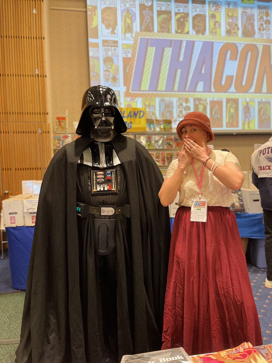 IthaqaComic's tweet photo. Gasp! The cult leader was Lord Veder all along! #ithaqa #comic #ithacon45 https://t.co/WBgqO7GJHU