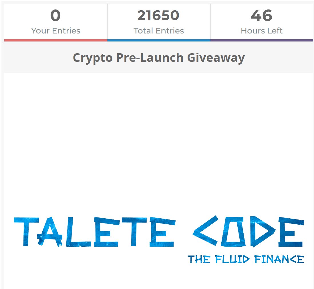 TaleteCode's tweet photo. 30 minute left 
21000 ENTRY IN 24 HOURS
https://t.co/YAtImrQHWR join #privatesale #pinksale #safuuprotocol #BSCGem #presaletoken #token #WhaleAlert #Whalecointalk #WhaleClubBSC #theweb3project #TITANOfork #liberoFinancial #wallstrettfinance https://t.co/f55RGUz1pC
