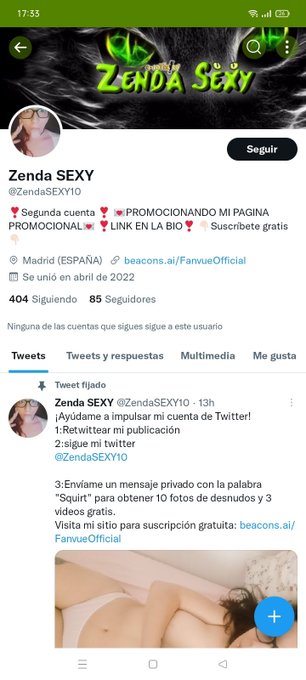 Me hab&eacute;is avisado de esta cuenta falsa. Gracias a todos por daros cuenta de que no soy yo. Denunciad