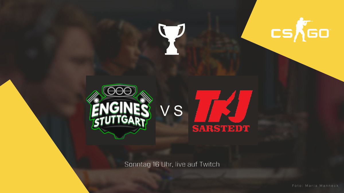 Vereinspokal's tweet photo. Morgen ist es wieder so weit !

📅Sonntag 24.04.22
⏰ 16 Uhr
🖥️ https://t.co/m0SUl6FWrd

Zwischen @engines_stgt  🆚 @tkjsarstedt 
#CSGO #Vereinspokal 

👉Seid dabei!👈 https://t.co/4RxMM8qOl5