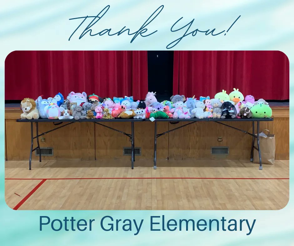 childadvocacyct's tweet photo. Thank you Potter Gray Elementary for having a stuffed animal drive and collecting all of these for our Teddy Bear Room!
.
.
.
#BRACAC
#GTBR22 https://t.co/KSCTNs2gIX