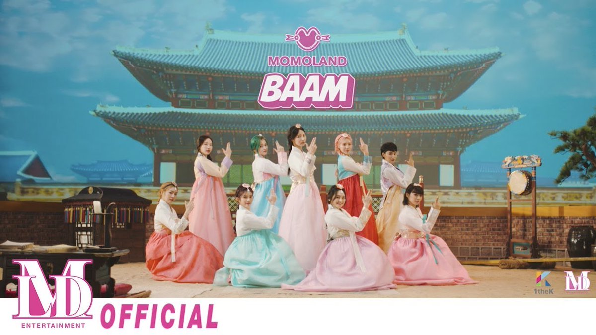 mmld_merries06's tweet photo. So "Banana Chacha" has more views than baam🥲 if we combined all Banana Chacha views it will be 281,491,261 vs. to baam's 232,461,498 #Momoland #Ot9 https://t.co/JBfpowS2lN