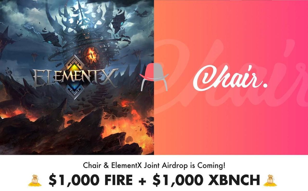CryptoTownEU's tweet photo. 🚀 Airdrop: Chair x Element X
💰 Value: $1000 FIRE + $1000 XBNCH
📼 Audit: Certik
📒 Partnership: TofuNFT
📅 End Date: 29th April, 2022
🏦 Distribution Date: 1st May, 2022

Go to the Airdrop Page
https://t.co/AX0hLpJtwe

#Airdrop #Crypto #Airdrops #giveaway https://t.co/IcHO2qWdCW