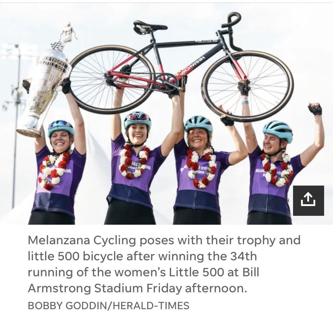 bctrojantennis's tweet image. Congratulations to @BishopChatardHS alumni @_abbyteed for winning @Little500_IUSF @IUBloomington!! That’s huge, so many miles in those legs—way to go Abby! 🏆 🚴‍♀️ 🥇