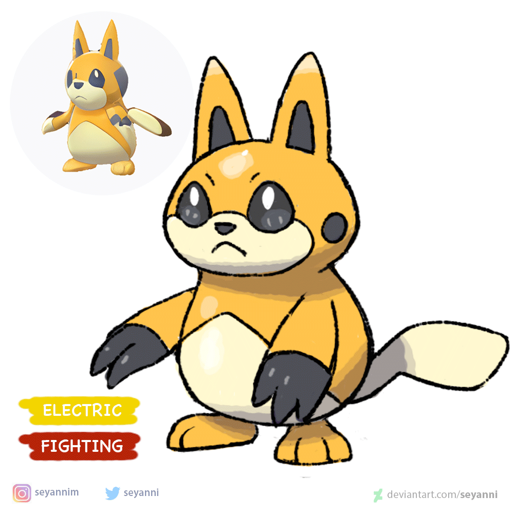 Seyanni's tweet photo. Inspired by an AI-Generated Fakemon.
#fakemon #pokemon #electric #ai #pokemonart https://t.co/BLrxwM4Iw9