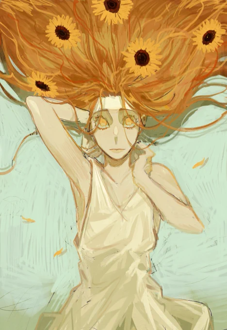 K_pupu's OC with sunflower 