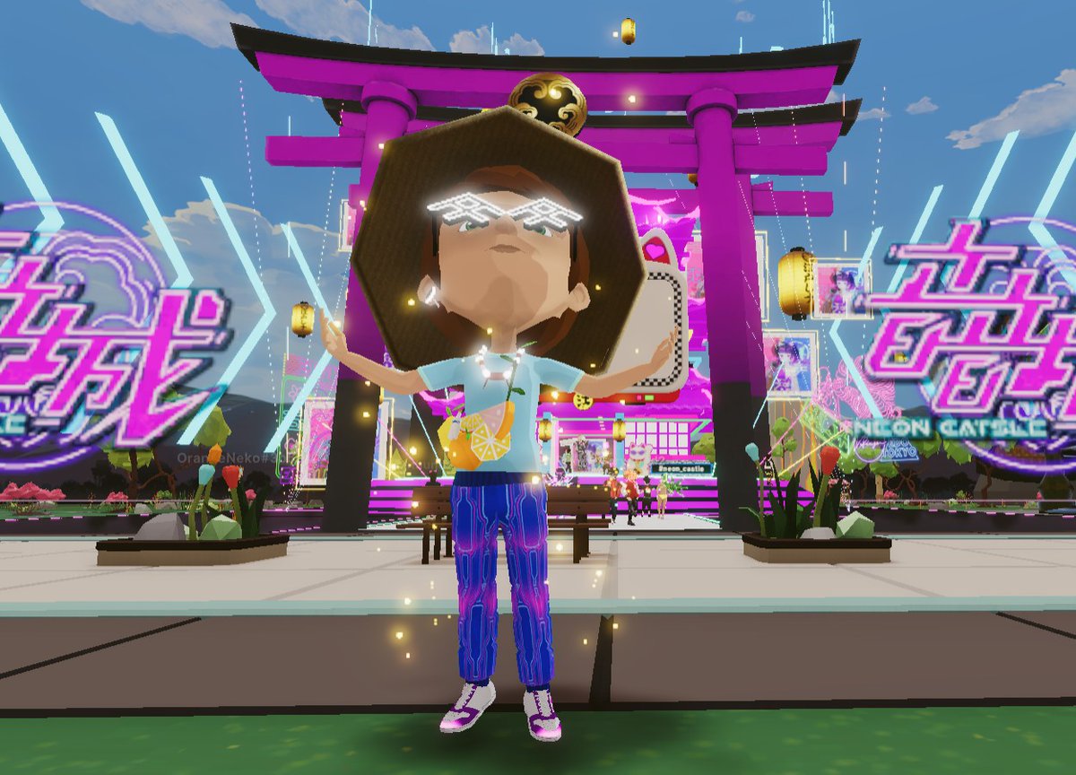 Vitireum's tweet photo. 💜🏯NEON CASTLE PARTY🏯💜
Thanks for the party @edo_lena2 and @edolenable!!!! Love this neon light castle and your music !!! see you soon at the next party. Let the beat don't stop !!!
#neoncastle #edolenable #lightparty #DCL #Decentraland #Metaverse #NFT
🎉🎉🎉💃🕺⛩️🎎🎀🎏🎐🏮 https://t.co/5wiMPAWpau