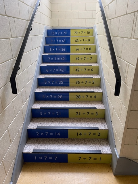 LowfieldPrimary's tweet photo. Check out our new stairs in KS2! https://t.co/e9dzSRDvYp