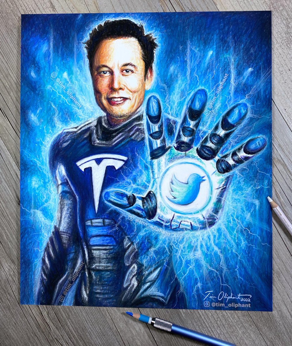 TimOliphantArt's tweet photo. @elonmusk Tweet-Man to the rescue! https://t.co/0kctVyWnKm