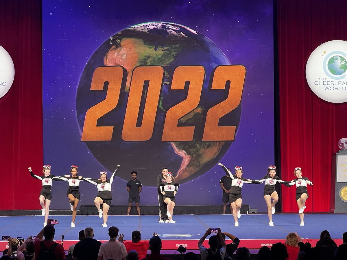 CheerTheory's tweet photo. GymTyme All-Stars - SuperStars are everything!! Great performance ❤️#CheerWorlds2022 #Arena https://t.co/N5TdXosBVn