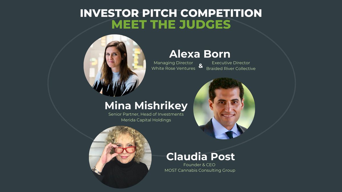 Meet our judges for the "Shark Tank" Investor Pitch Competition! If you haven't registered to come to the in-person trade show this month, you still have time! 

#hemp #ushempgrowers #hempfiber #hempgrowers #hempevent #hempproducts #hempfarmers #hempcrete #hemphurd #hempwood