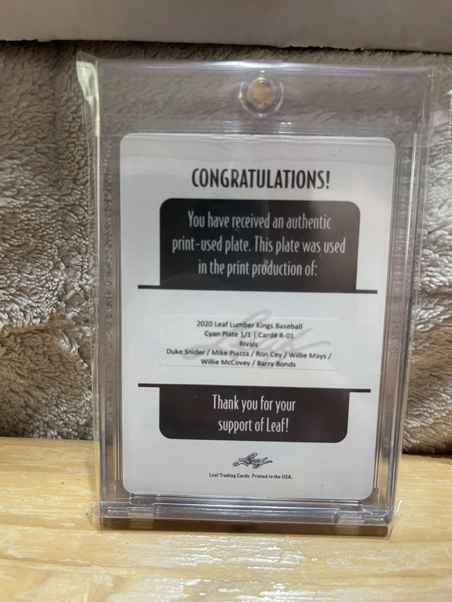 Piazzaboy31's tweet photo. Day 54
100 days of 1/1s All Mike Piazza. Always looking to buy more 1/1s. #1of1 #MikePiazza #DukeSnider #BarryBonds #HRChamp #RonCey #WillieMays #SayHey #WillieMcCovey #baseballcards #printingplate @Leaf_Cards https://t.co/031aQkVaot