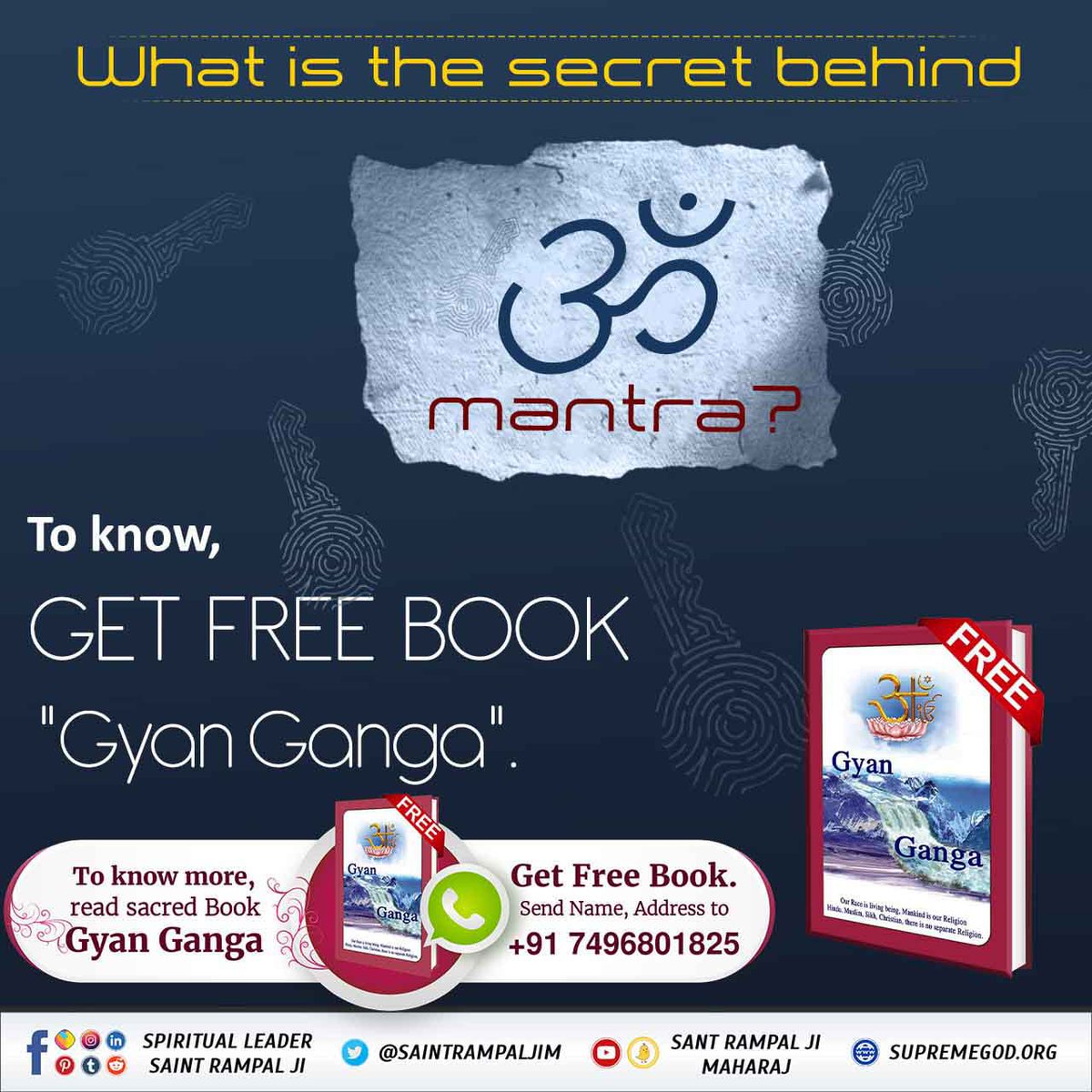 #Books_For_InnerPeace
पूर्ण परमात्मा कौन है?
अवश्य पढ़ें आध्यात्मिक पुस्तक ज्ञान गंगाजानने के लिए